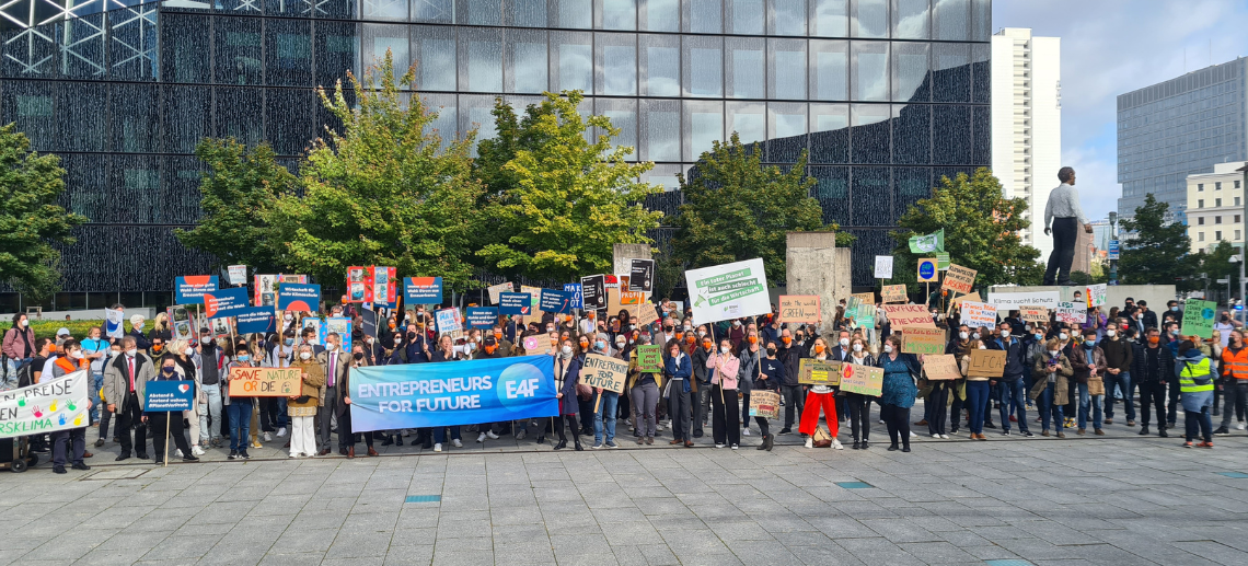 E4F Pressefoto Unternehmensstreik