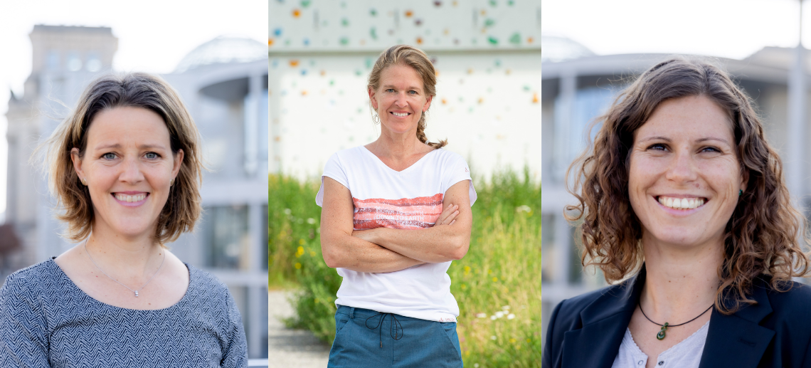 Carola von Peinen, Antje von Dewitz und Alma Spribille