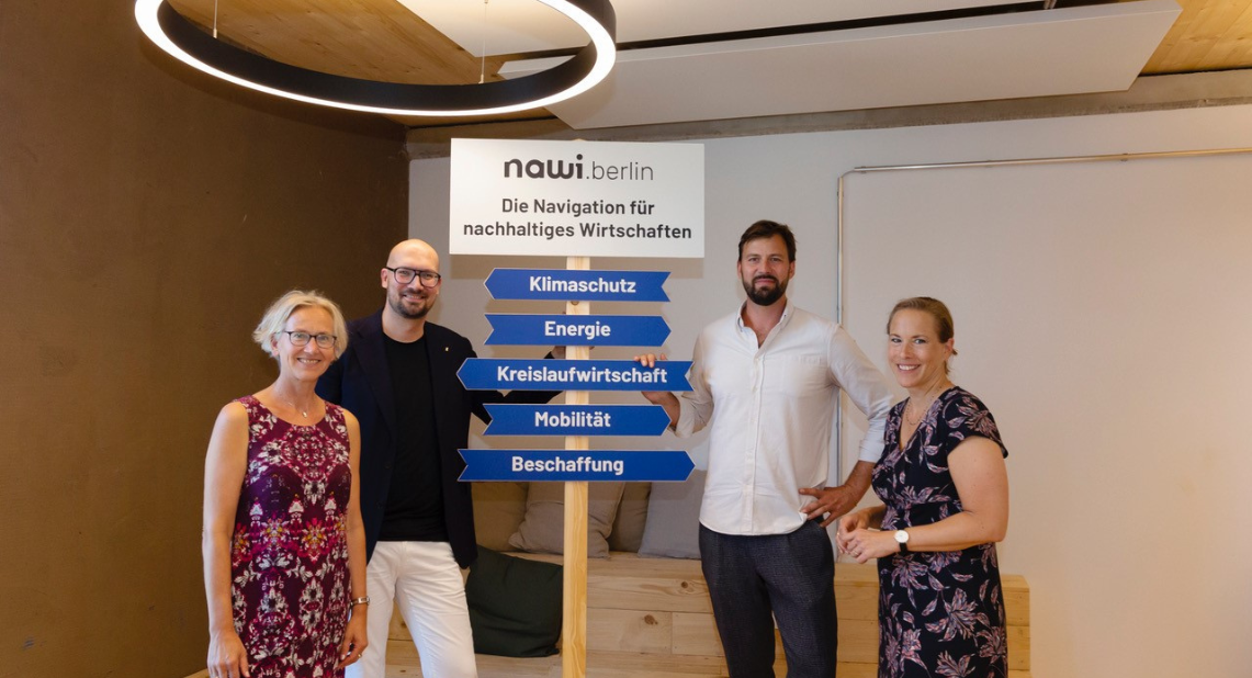 Staatssekretär Michael Biel erkundet Navigationsstelle für nachhaltiges