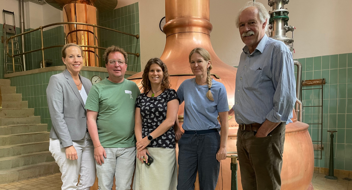 v.l.n.r. Dr. Katharina Reuter, Dr. Christian Eichert, Alma Spribille, Antje von Dewitz, Gottfried Härle