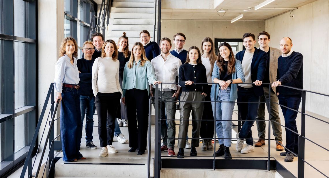 Gruppenbild vom Unternehmertum-Team