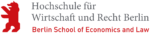 Das Logo der Hochschule für Wirtschaft und Recht Berlin