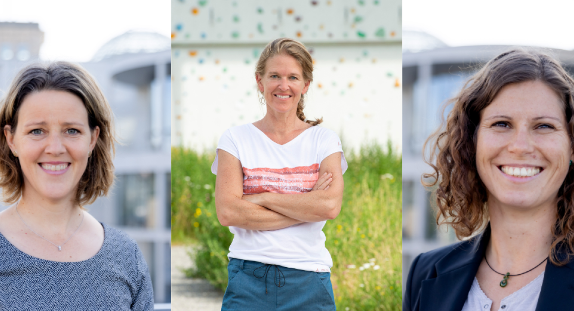 Carola von Peinen, Antje von Dewitz und Alma Spribille