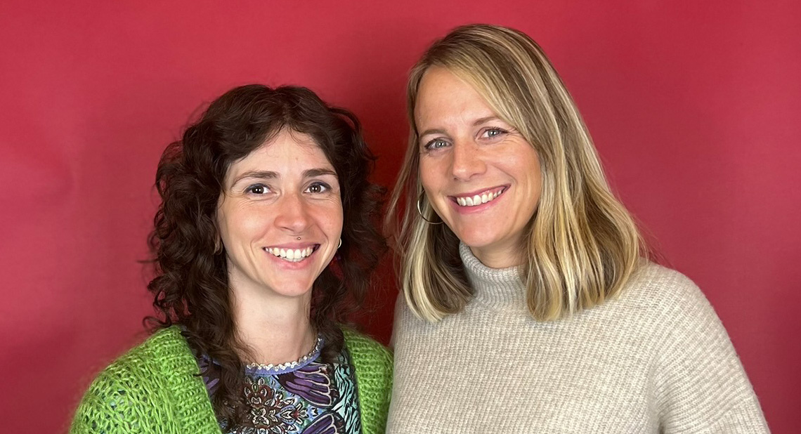 Lena Förster und Christina Schirra - Gründer:innen Wombly