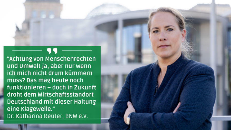 Achtung von Menschenrechten und Umwelt ja, aber nur wenn ich mich nicht drum kümmern muss?