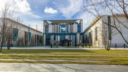 Das Bundeskanzleramt in Berlin