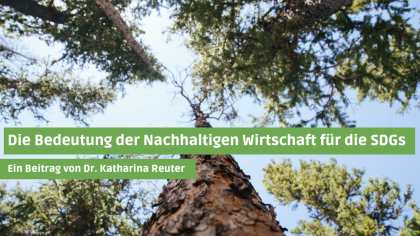 Bedeutung der Nachhaltigen Wirtschaft für die SDGs