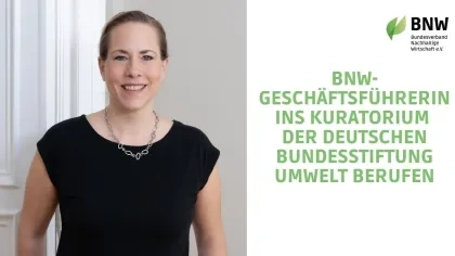 BNW-Geschäftsführerin Dr. Katharina Reuter ins Kuratorium der Deutschen Bundesstiftung Umwelt berufen