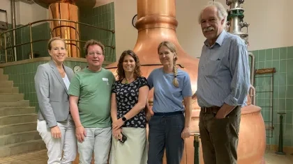 v.l.n.r. Dr. Katharina Reuter, Dr. Christian Eichert, Alma Spribille, Antje von Dewitz, Gottfried Härle