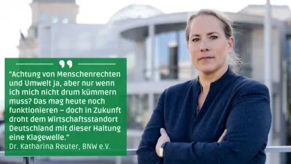 Achtung von Menschenrechten und Umwelt ja, aber nur wenn ich mich nicht drum kümmern muss?