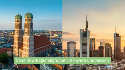 München und Frankfurt am Main Panorama