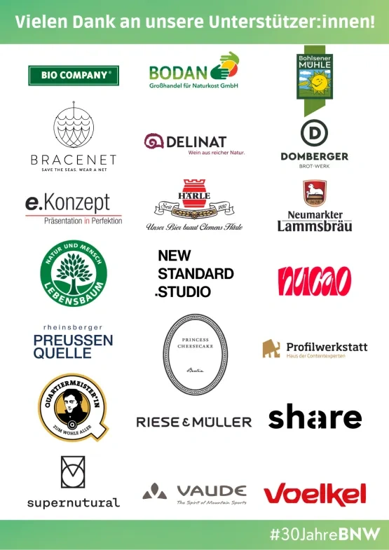 30jähriges Jubiläum Sponsoren