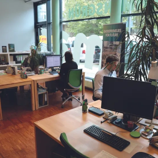 Büro der BNW Geschäftsstelle